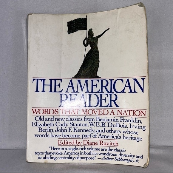 Book Paperback The American Reader: Words That Moved the Nation by Diane Ravitch - Picture 1 of 4